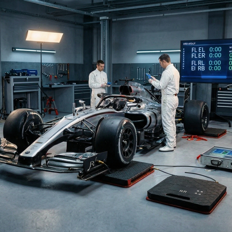 Wired Race Car Scale Solution